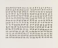 Mel Bochner, (American, b. 1940), Untitled (from the Couples portfolio), 1996 (a pair of works)