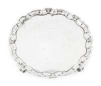 Two George II Silver Salvers