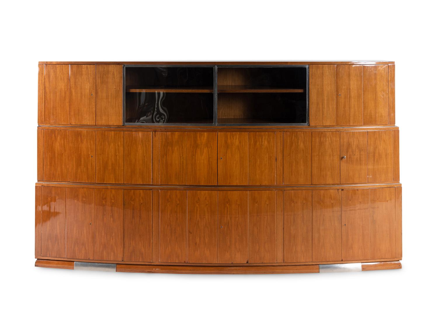 A Pair of Art Deco Mahogany Cabinets