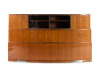 A Pair of Art Deco Mahogany Cabinets