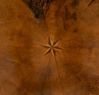 A Biedermeier Walnut Tilt-Top Table