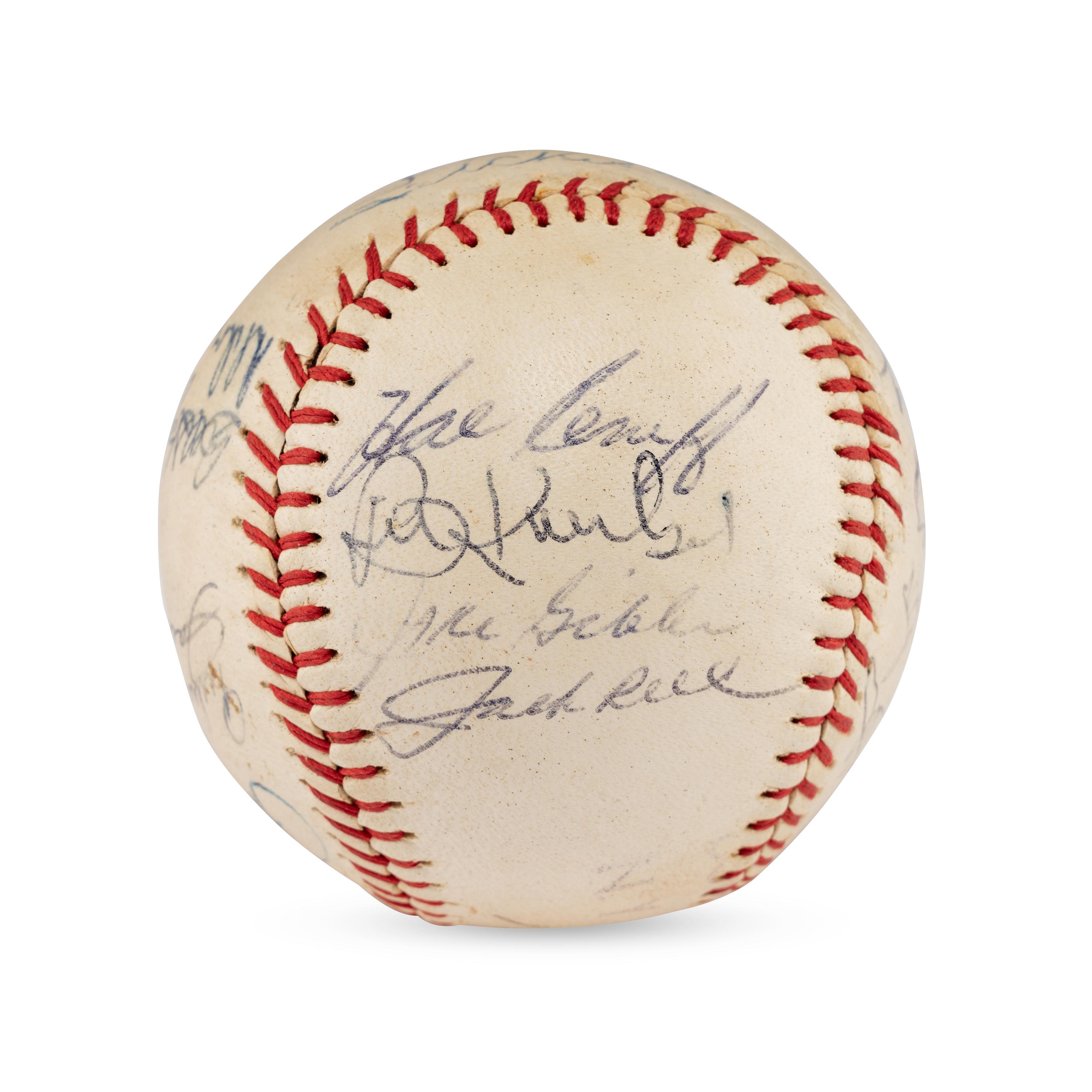 A 1963 New York Yankees Team Signed Autograph Baseball (Beckett Authentication Services Letter of Authenticity)