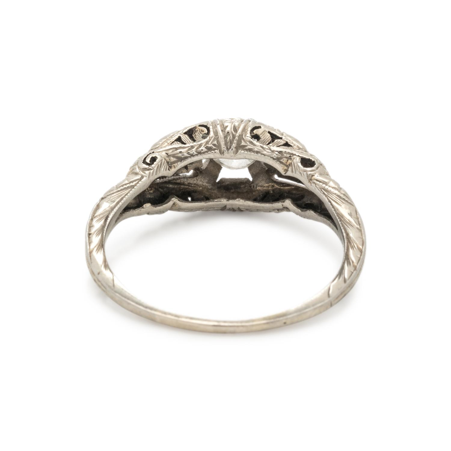 ART DECO, DIAMOND RING