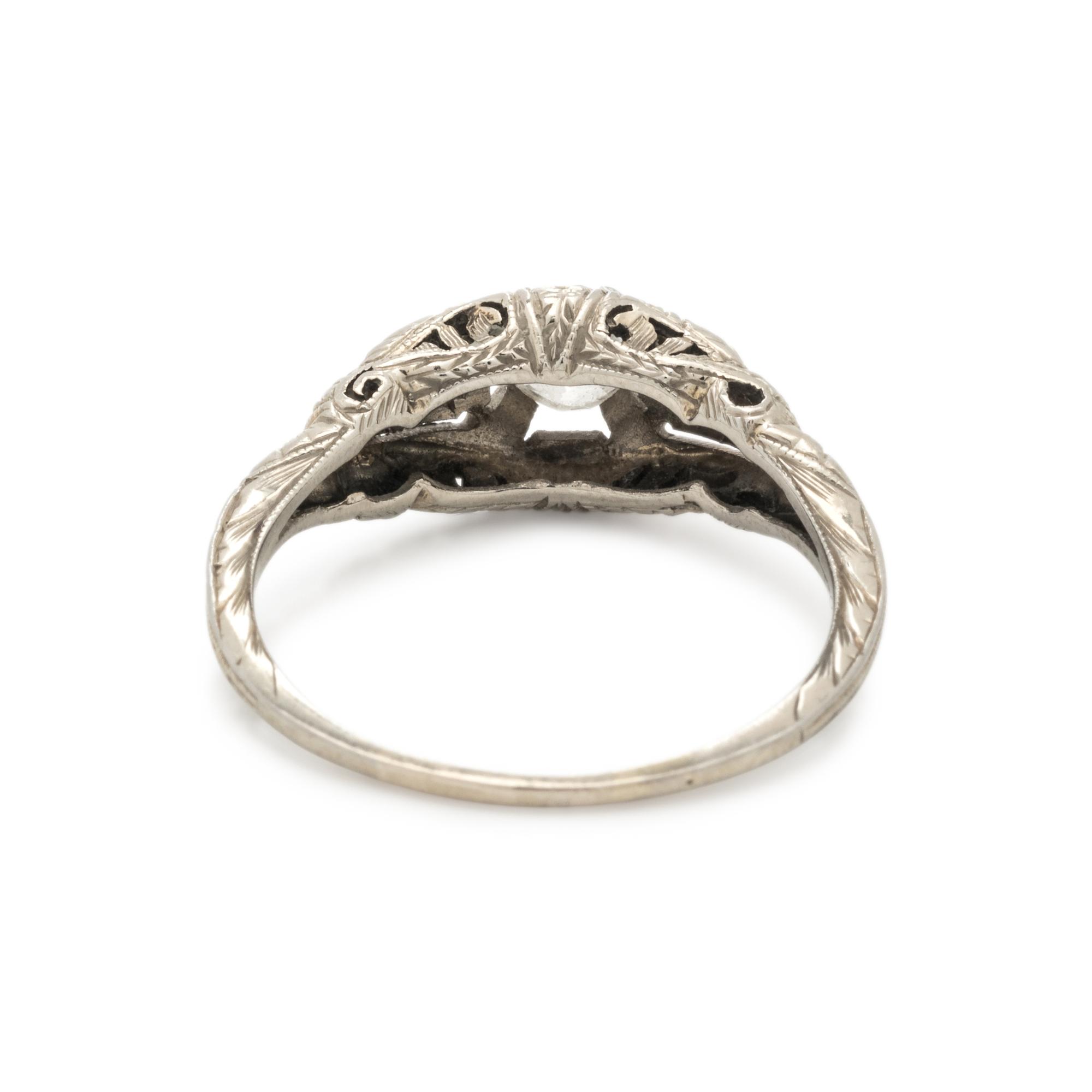 ART DECO, DIAMOND RING