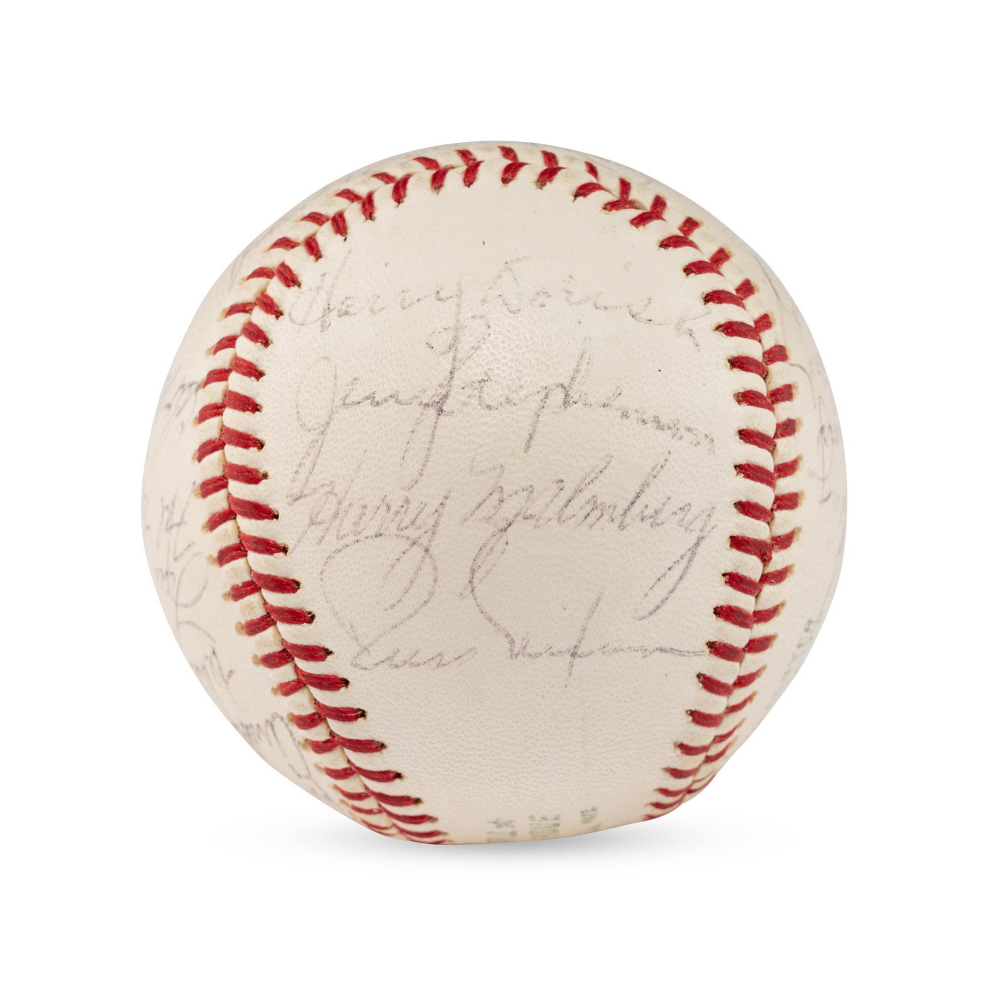 A Large Group of Assorted 1950s-2000s Boston Red Sox Team Signed Autograph Baseballs