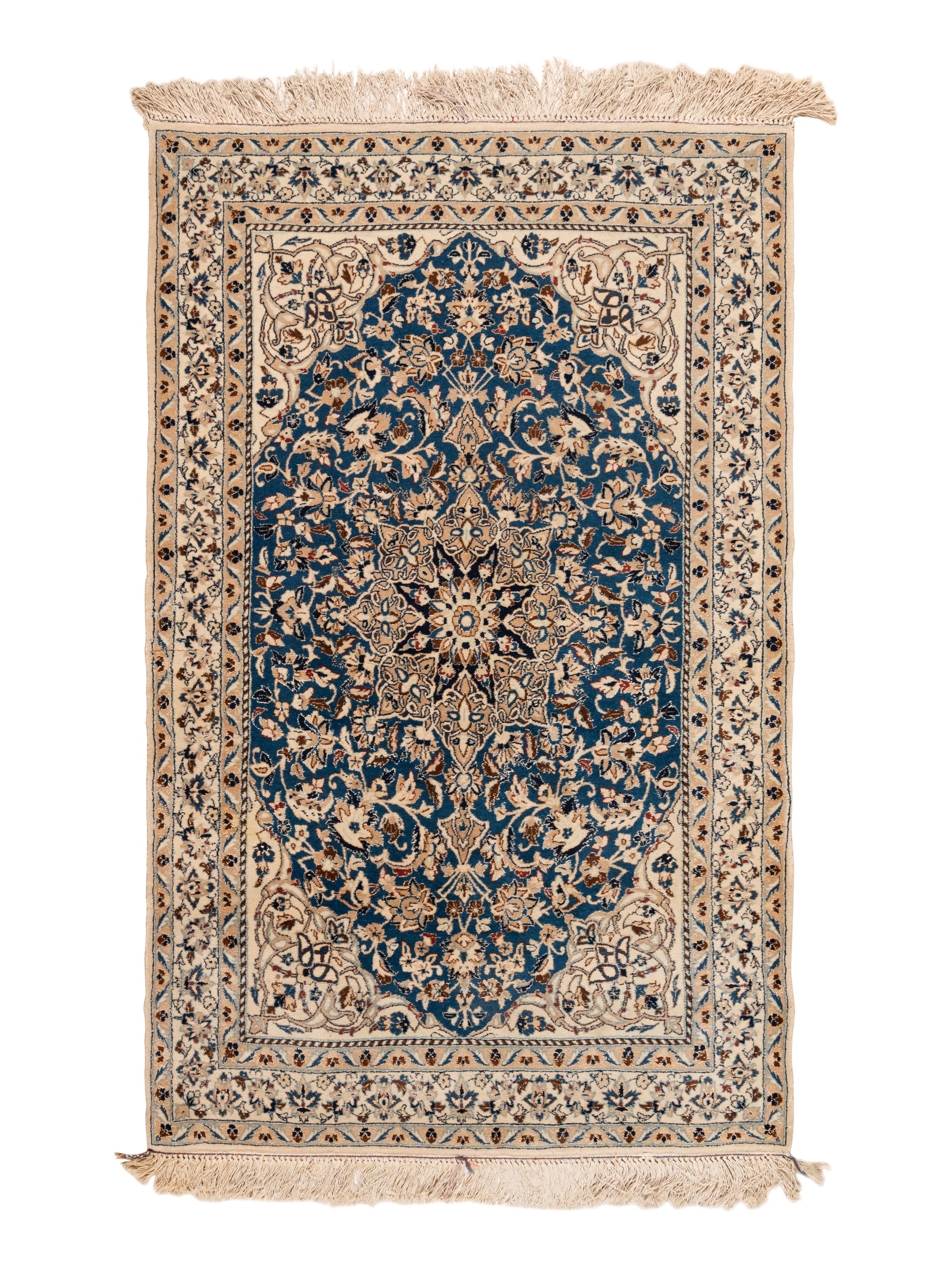 A Nain Wool Rug
