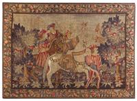 A Continental Needlepoint Tapestry 6 feet 3 inches x 4 feet 6 1/2 inches. — 19TH CENTURY