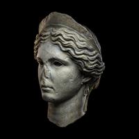 A Roman Marble Head of a Goddess