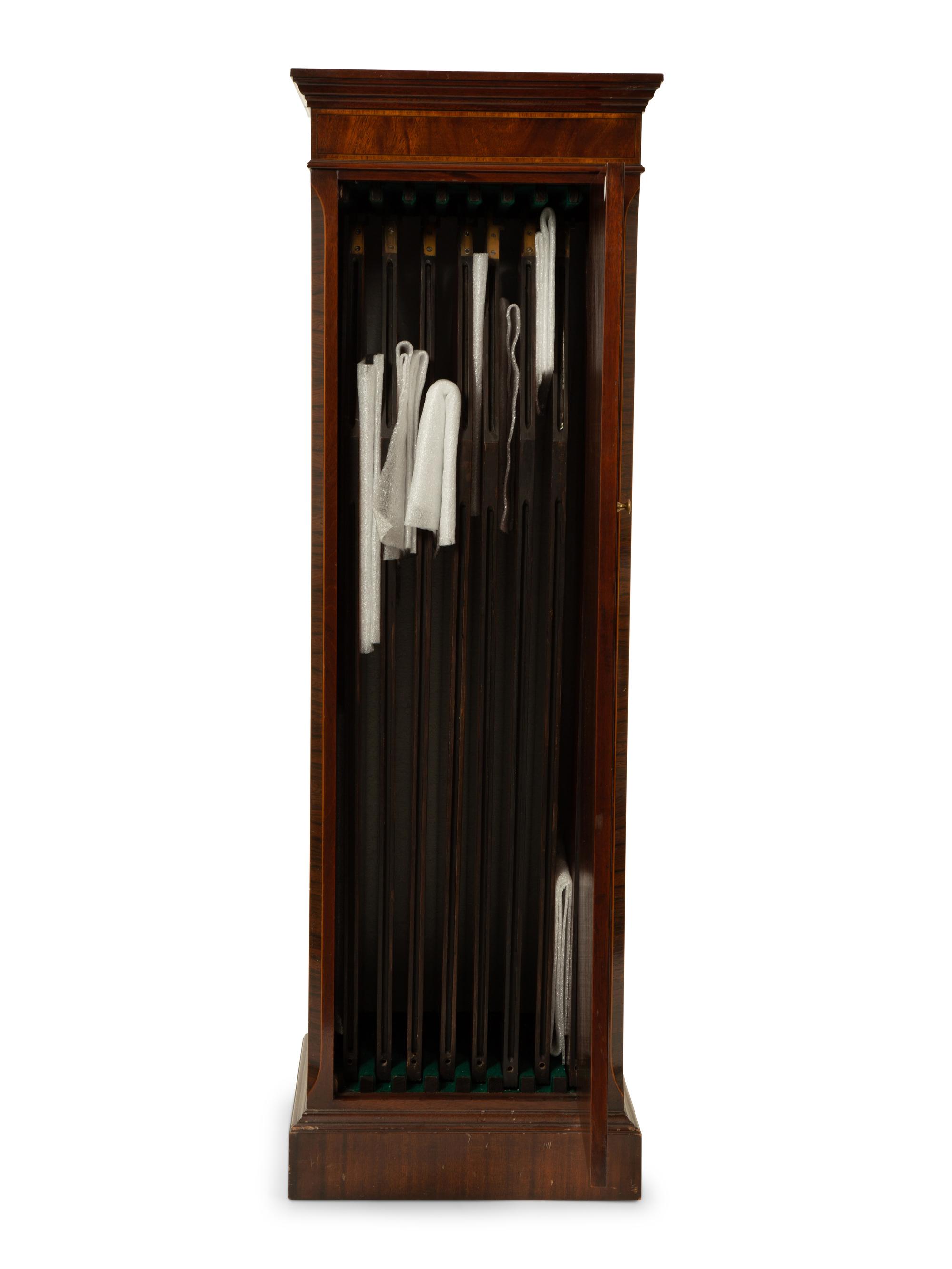A Regency Style Mahogany "Jupe" Metamorphic Dining Table — 20TH CENTURY