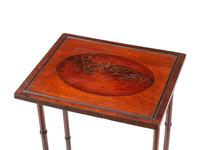 A Set of Four Edwardian Mahogany Nesting Tables