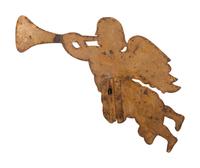 A Sheet Iron Angel Gabriel Weather Vane