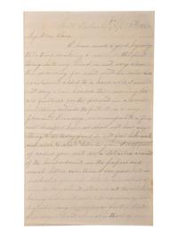 [CIVIL WAR]. War-date letters of Corporal Edwin J. Barden, 7th Regiment Connecticut Volunteer Infantry, combat soldier and later clerk at Headquarters Department of the South, Headquarters X Corps, and Headquarters US Army, Office of Chief Commissary.