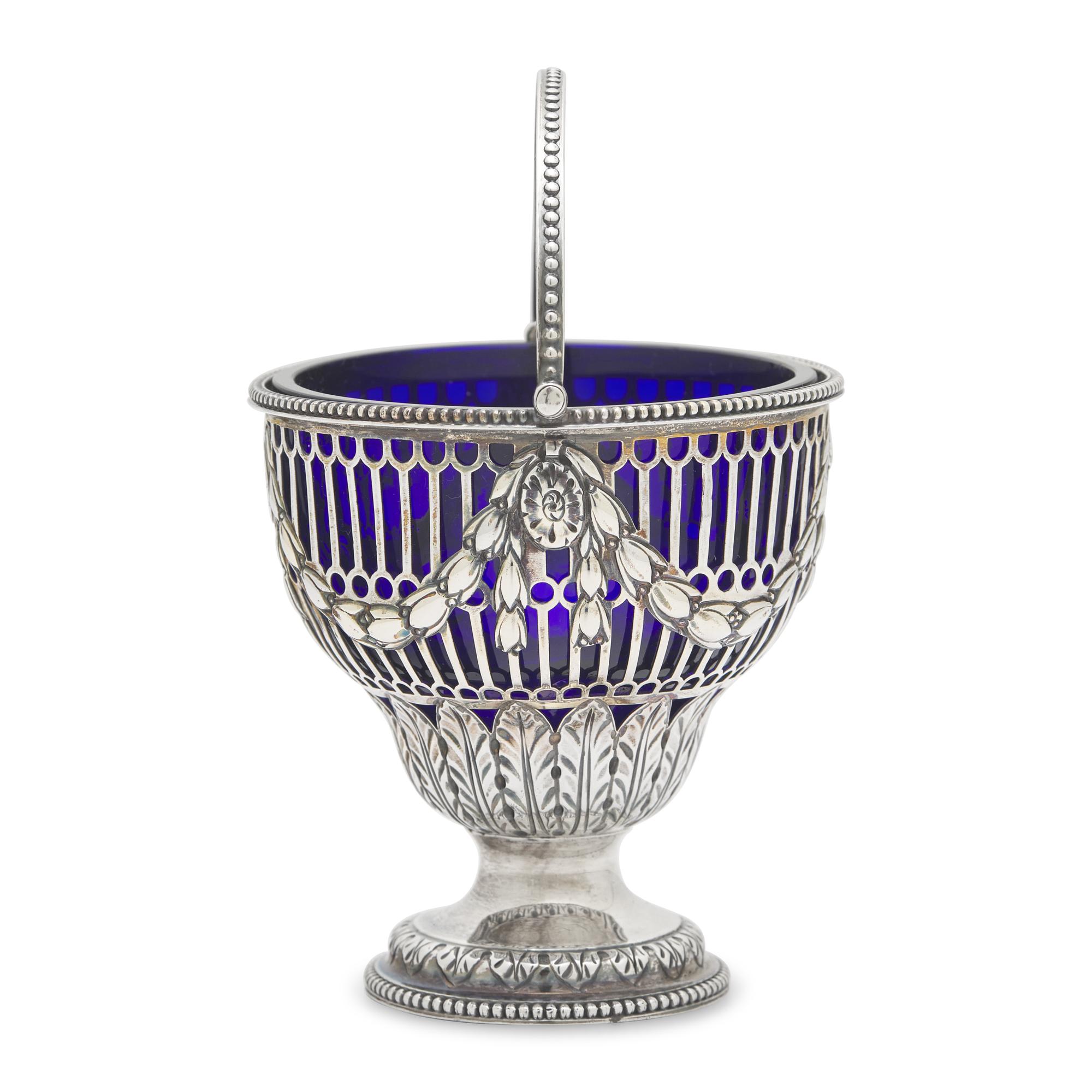 A George III Pierced Silver Sugar Basket