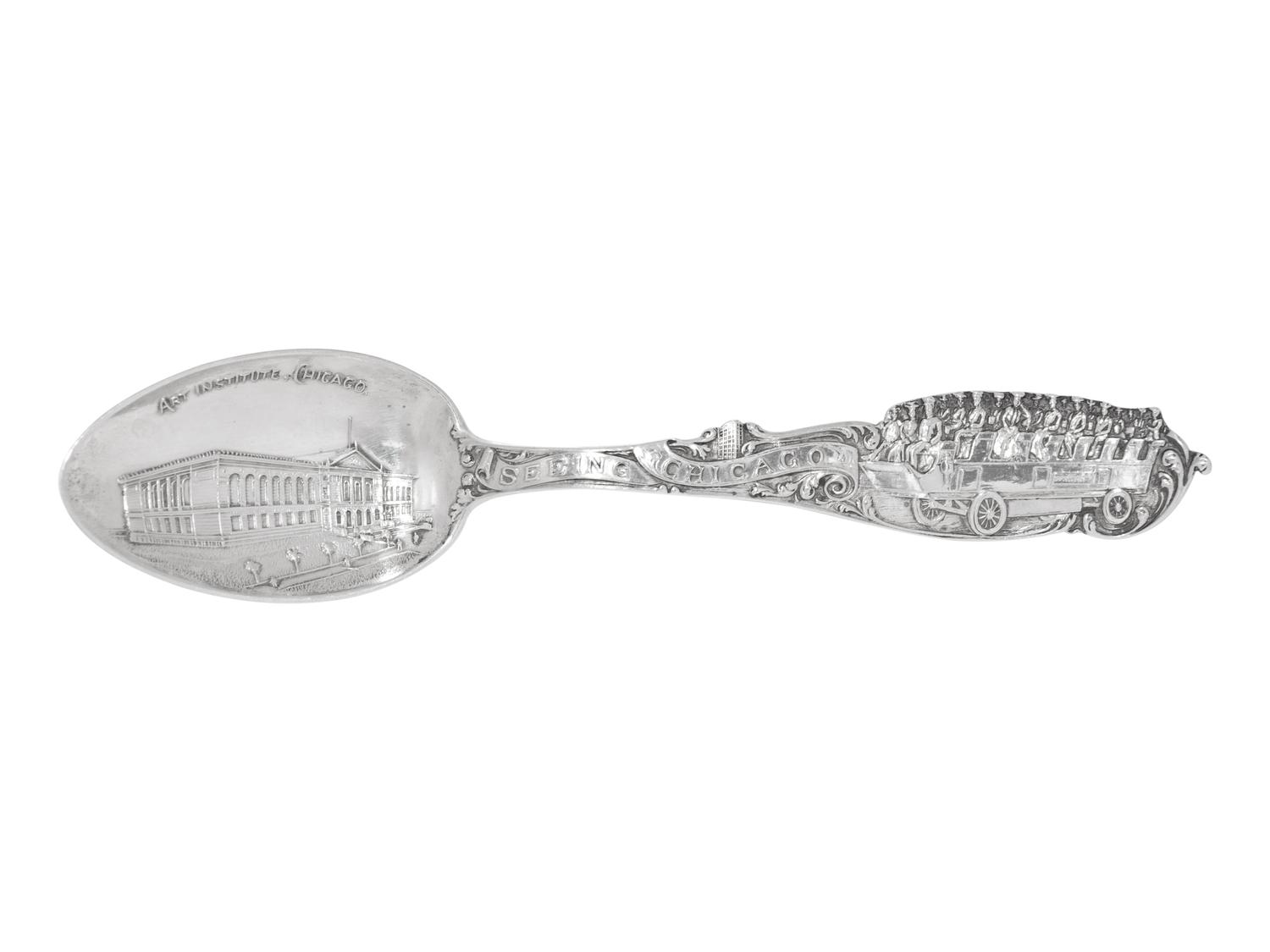 A Collection of American Silver Flatware Articles