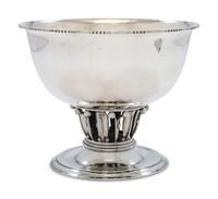 A Georg Jensen Silver Pedestal Bowl