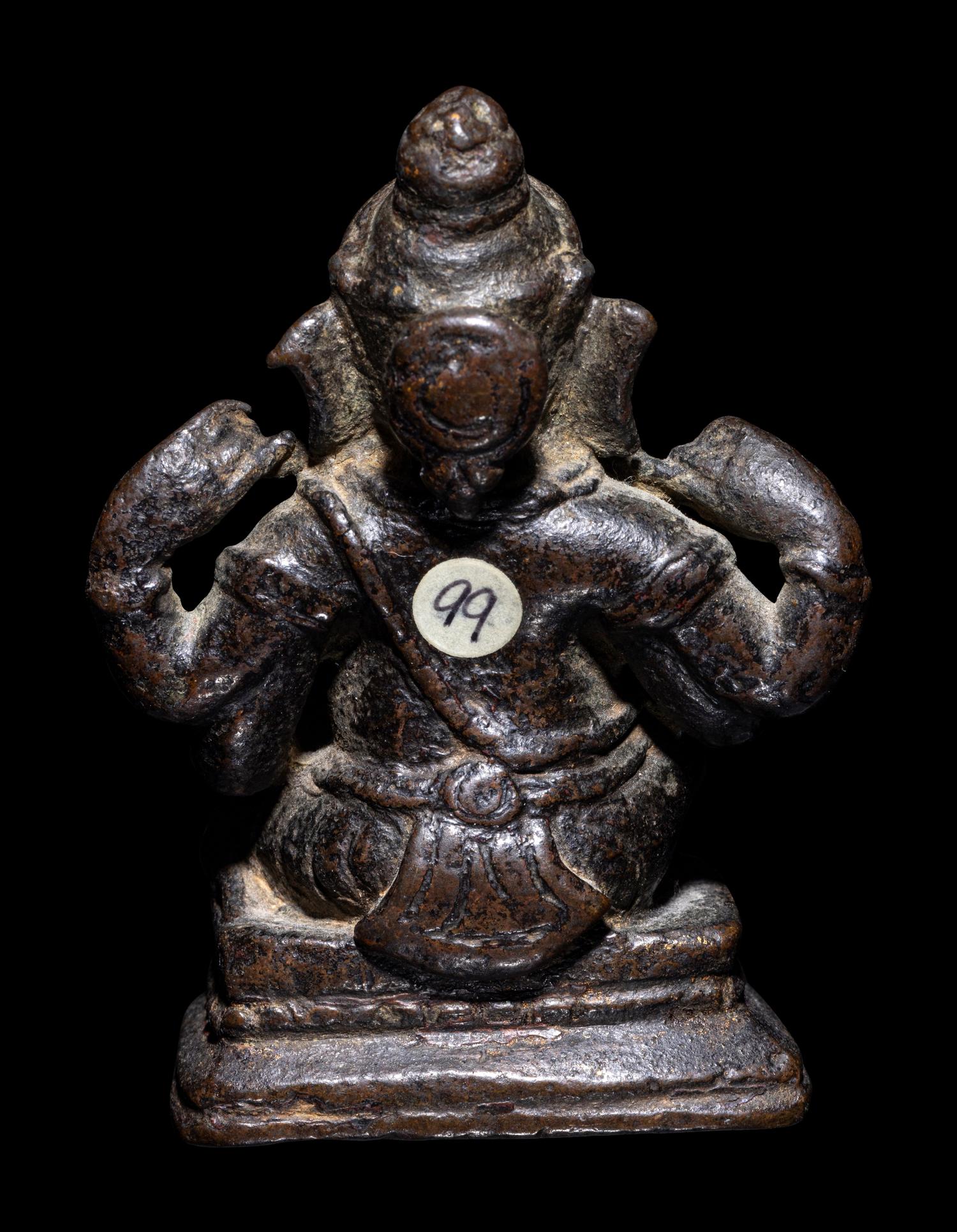 An Indian Bronze Figure of Ganesha