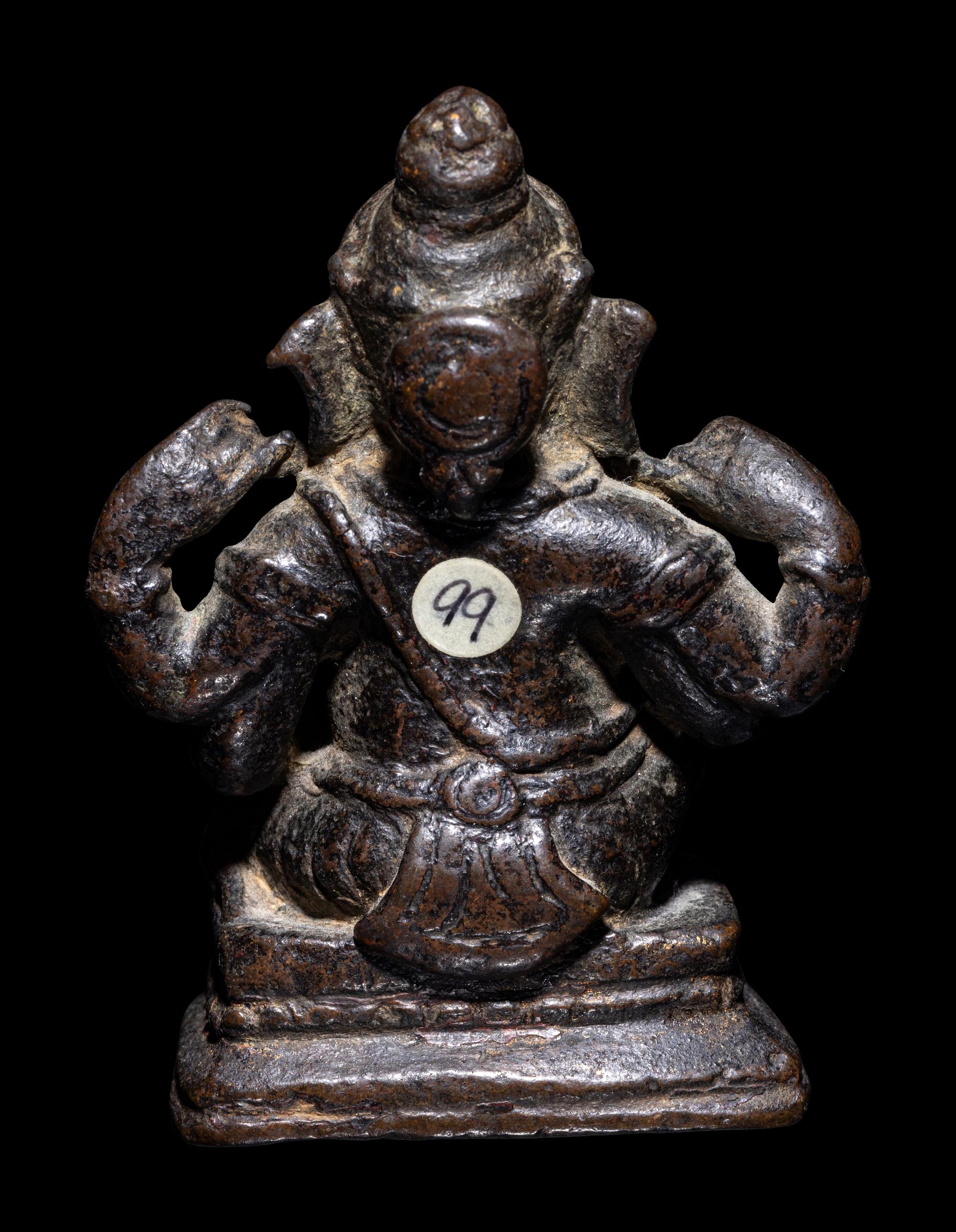 An Indian Bronze Figure of Ganesha