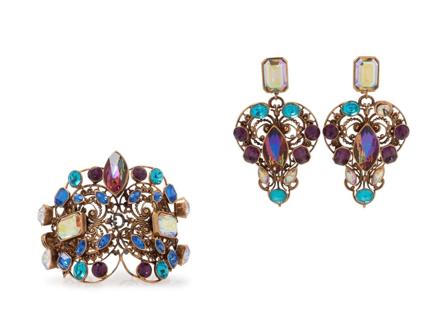 21 Assorted Costume Jewelry Pieces, 1970-2000s