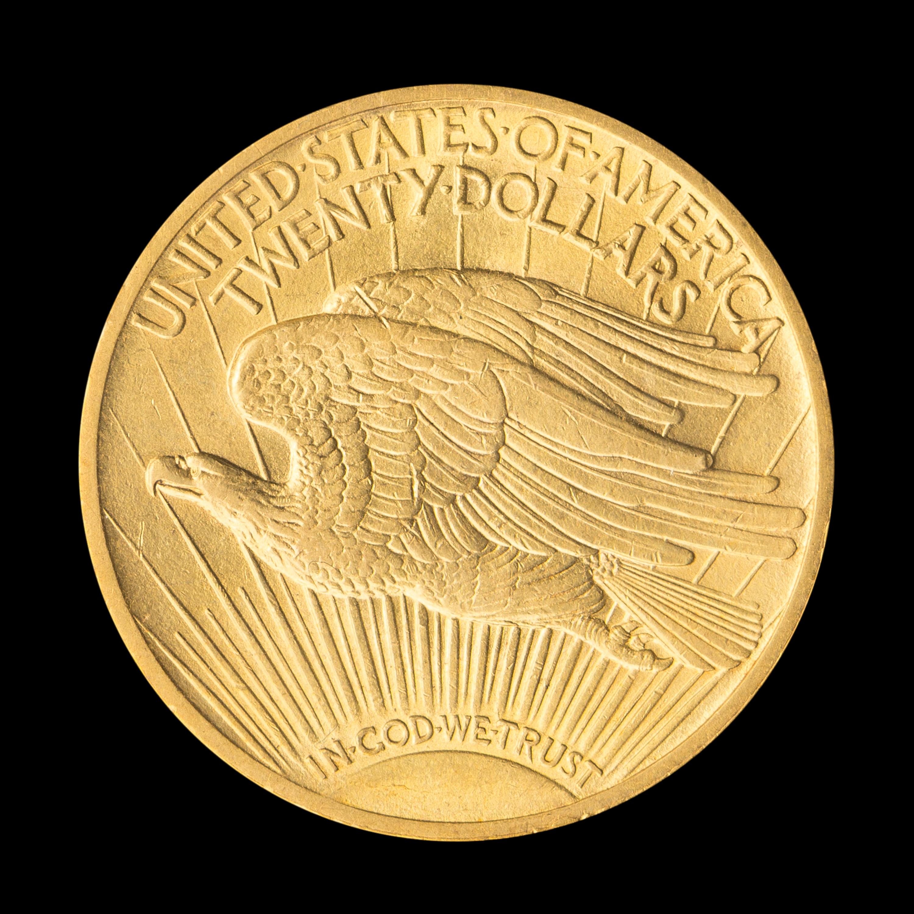 A United States 1915 St. Gaudens $20 Gold Coin