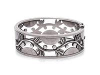 GEORG JENSEN, HARALD NIELSEN, STERLING SILVER BANGLE BRACELET