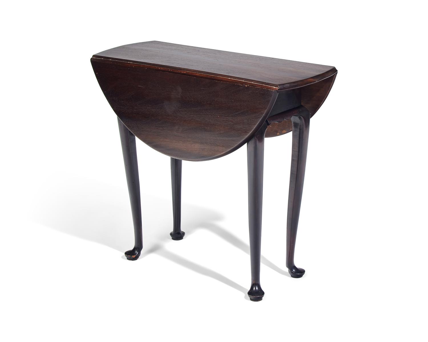 A Queen Anne Mahogany Drop-Leaf Table