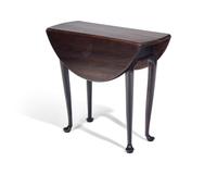 A Queen Anne Mahogany Drop-Leaf Table