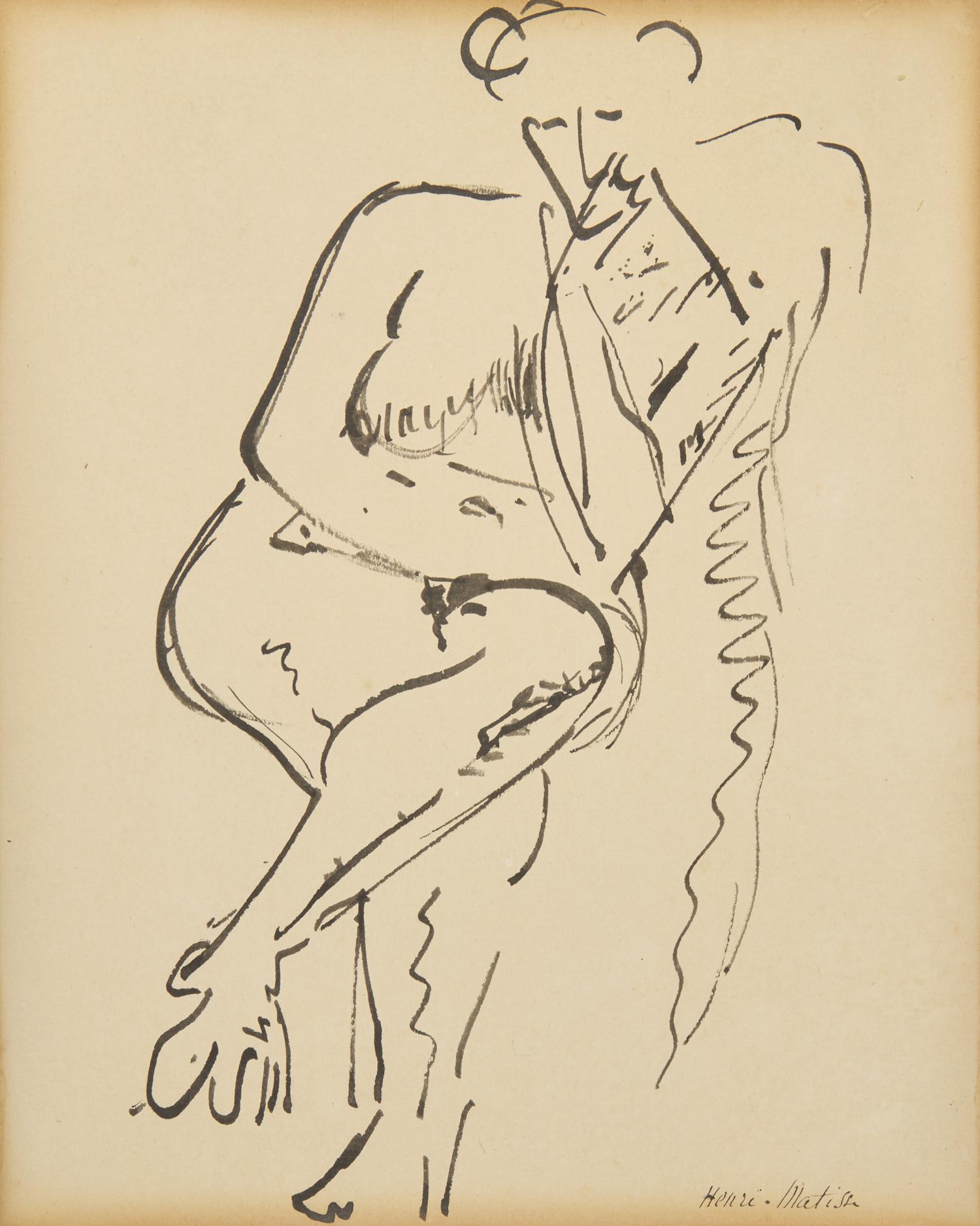 Henri Matisse (French, 1869-1954) — Pensive Woman , c. 1906