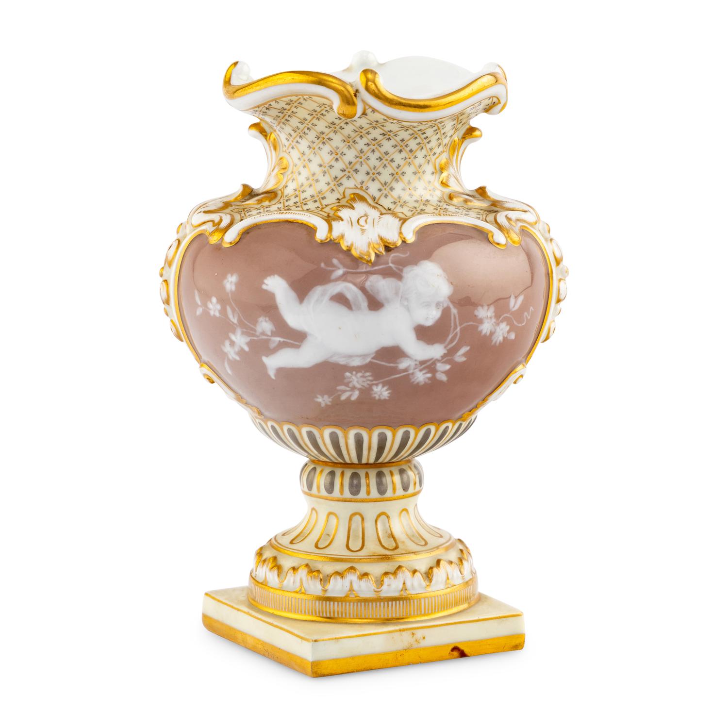 A Meissen Pâte-sur-Pâte Porcelain Vase