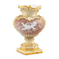 A Meissen Pâte-sur-Pâte Porcelain Vase