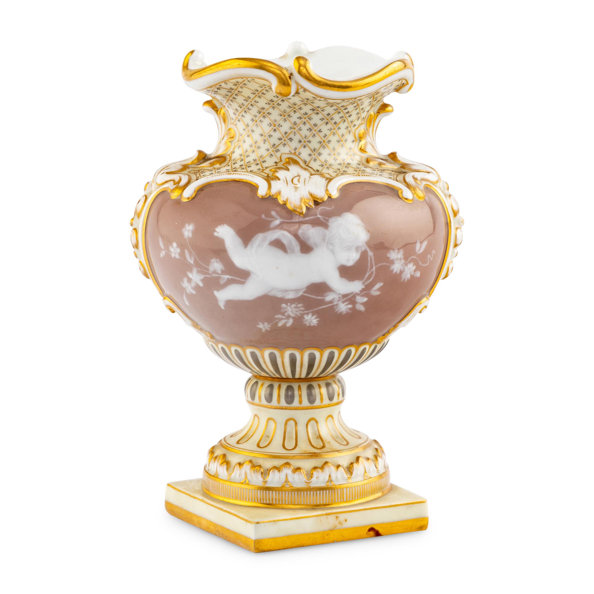 A Meissen Pâte-sur-Pâte Porcelain Vase