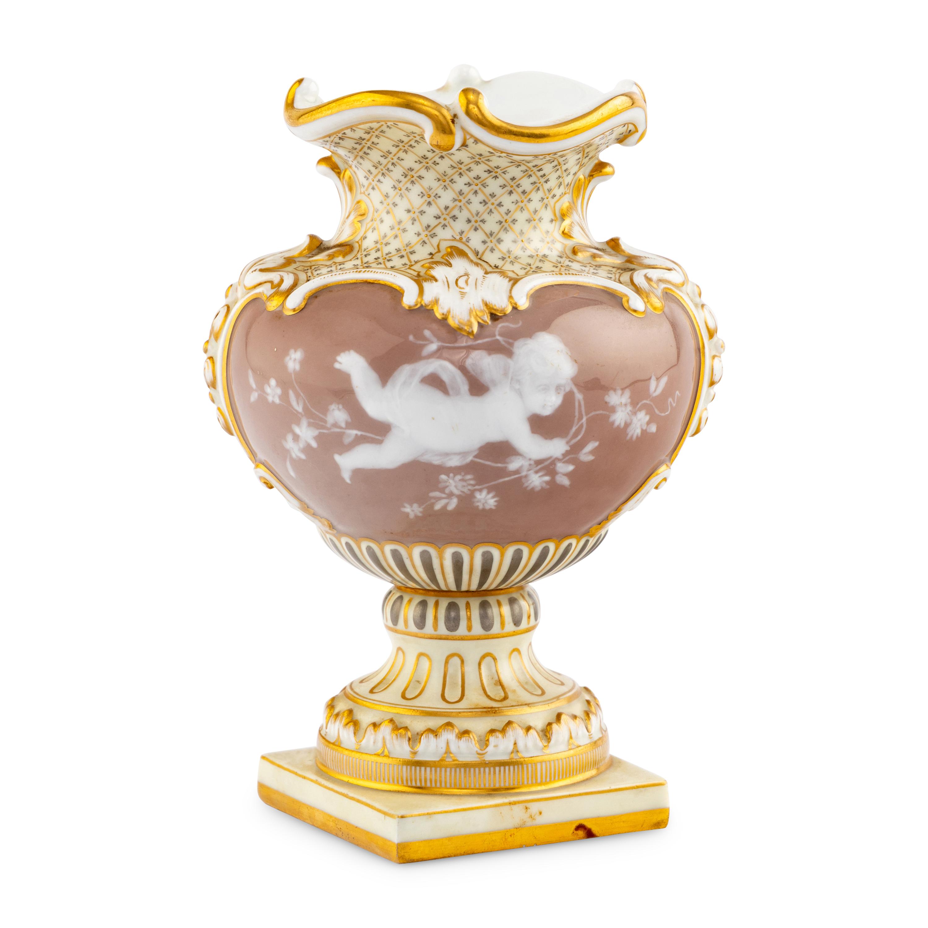 A Meissen Pâte-sur-Pâte Porcelain Vase