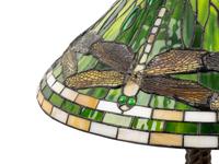 An American Leaded Glass Table Lamp