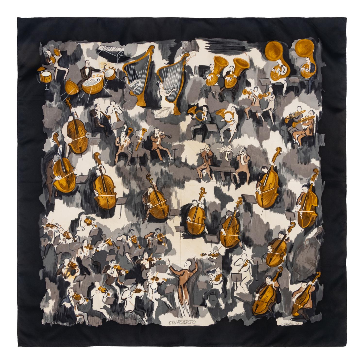 Hermès, Three Silk Scarves