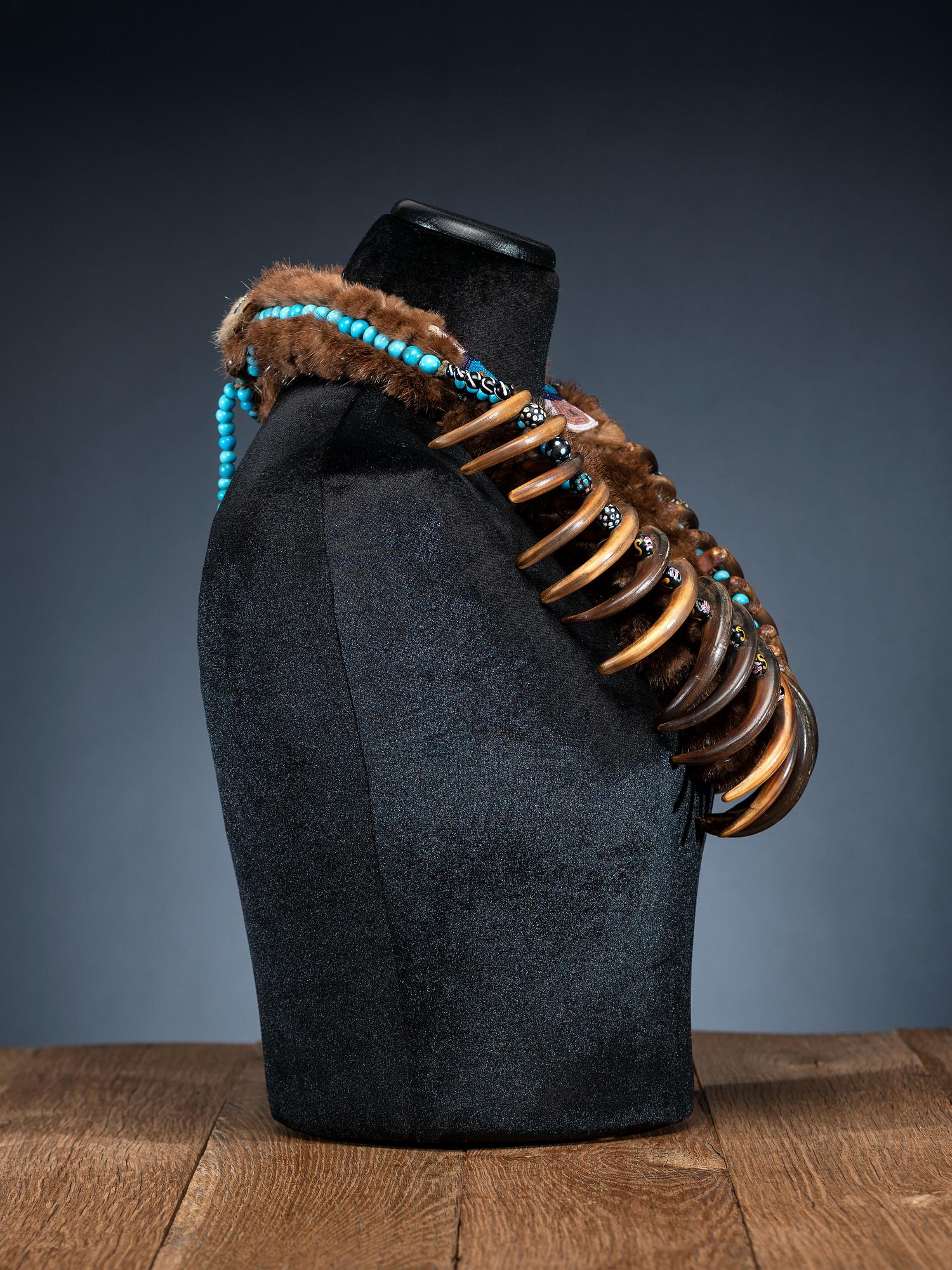 Prairie Grizzly Bear Claw Necklace