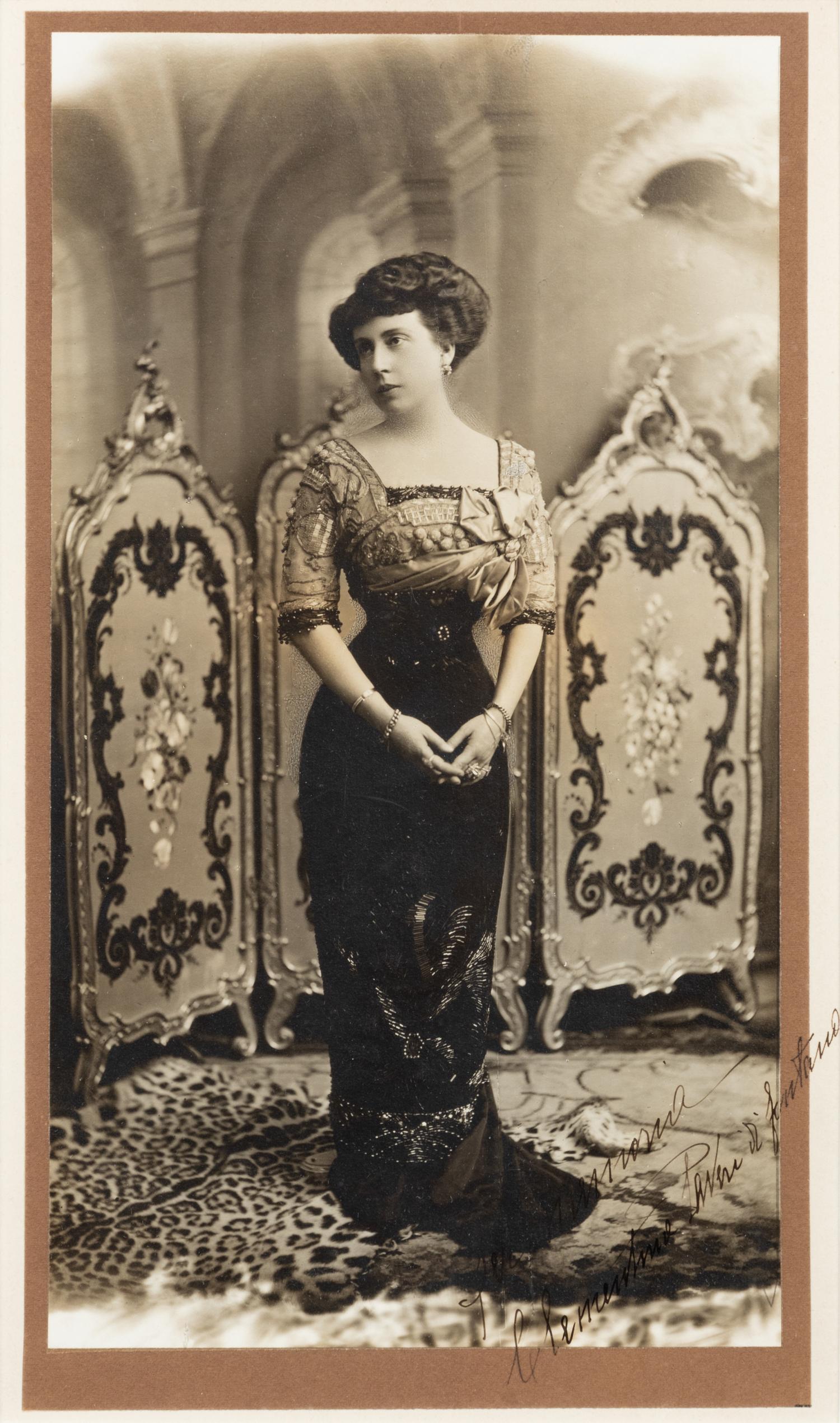 [19TH AND 20TH-CENTURY OPERA SINGERS]. A group of 7 photographs, cabinet photographs, photographic postcards, or photographic prints of opera singers from the 1890s-1900s, most signed, comprising images of: