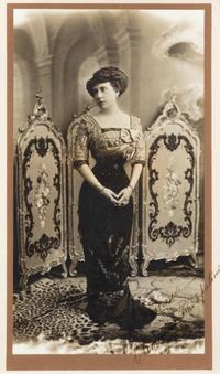 [19TH AND 20TH-CENTURY OPERA SINGERS]. A group of 7 photographs, cabinet photographs, photographic postcards, or photographic prints of opera singers from the 1890s-1900s, most signed, comprising images of: