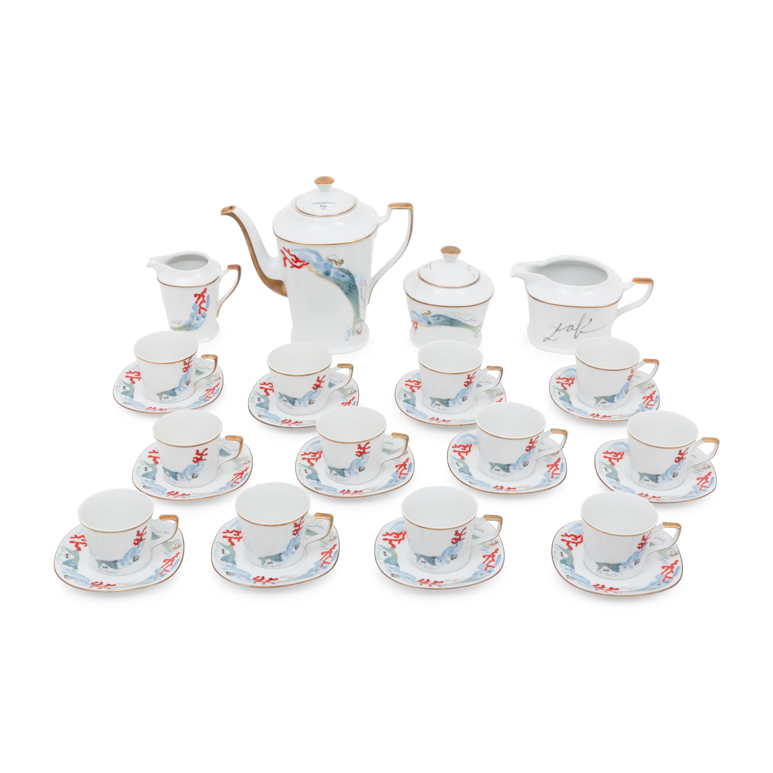 A Salvador Dali-Designed Porcelain Dinner Service