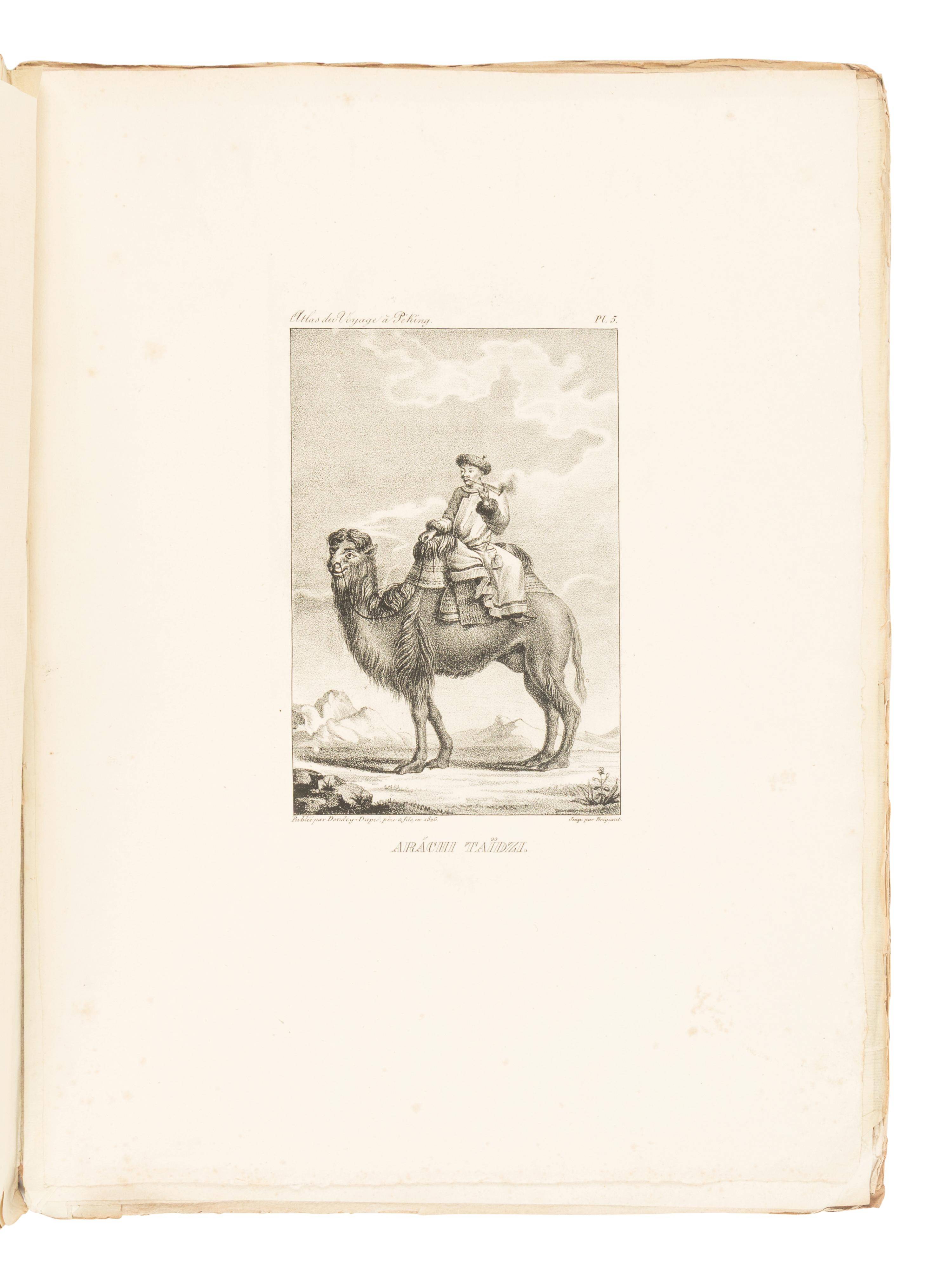 IMKOVSKII, Egor Fedorovich (1790-1875). Voyage a Peking, a travers la Mongolie, en 1820 et 1821, par M. E Timkovski; traduit du Russe par M. N********, revu par M. J.-B. Eyries; publie, avec des corrections et des notes, par M. J. Klaproth . Paris: librairie orientale de Dondey-Dupre pere et fils, 1827.
