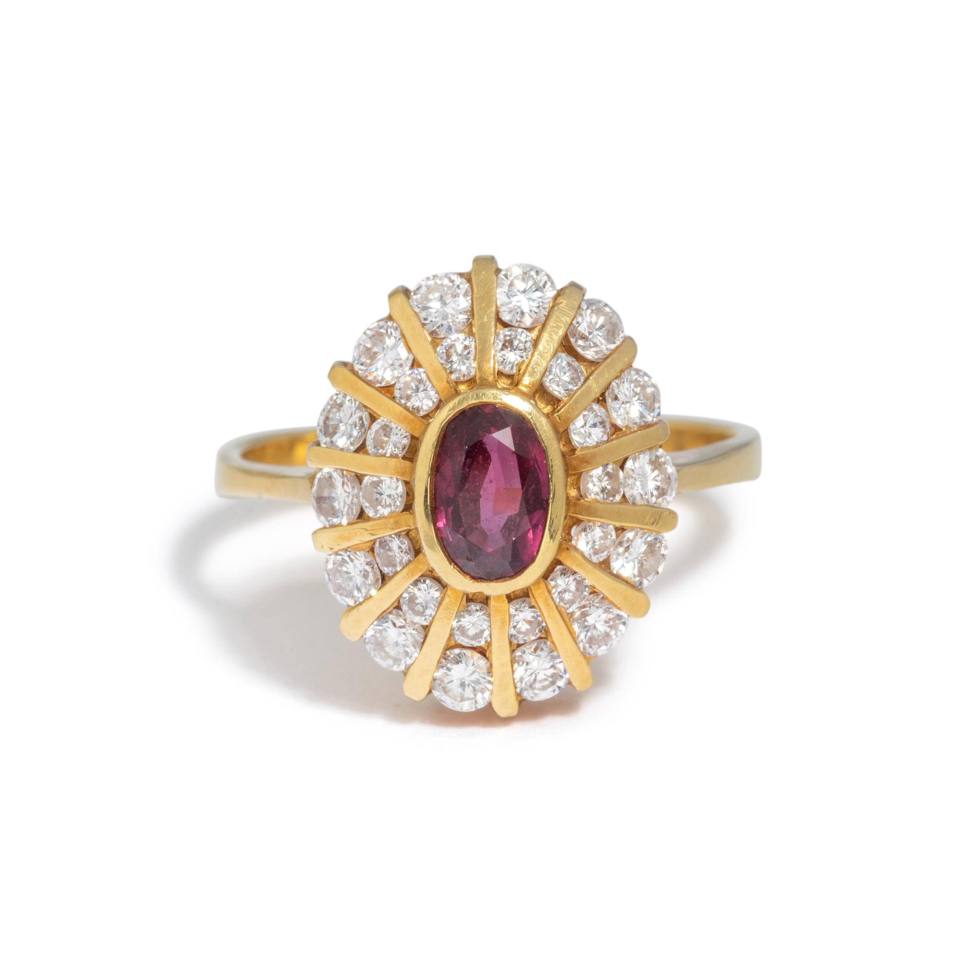 RUBY AND DIAMOND RING