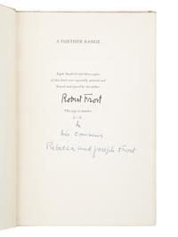 FROST, Robert (1874-1963). A group of 9 signed limited edition works by Robert Frost, including: