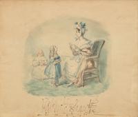 [Literature] Cruikshank, George. Group of 3 Drawings