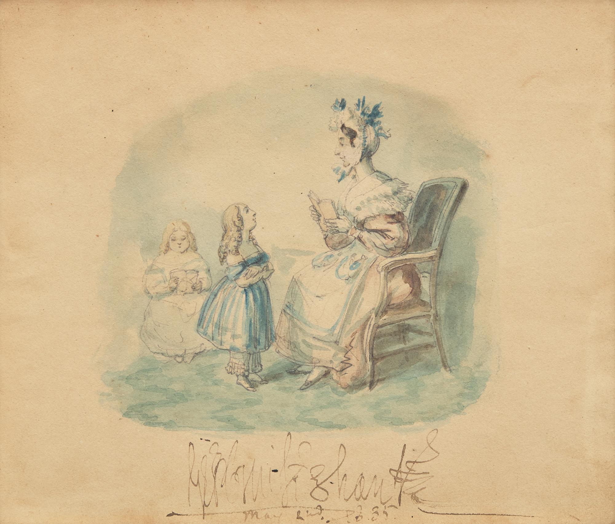 [Literature] Cruikshank, George. Group of 3 Drawings