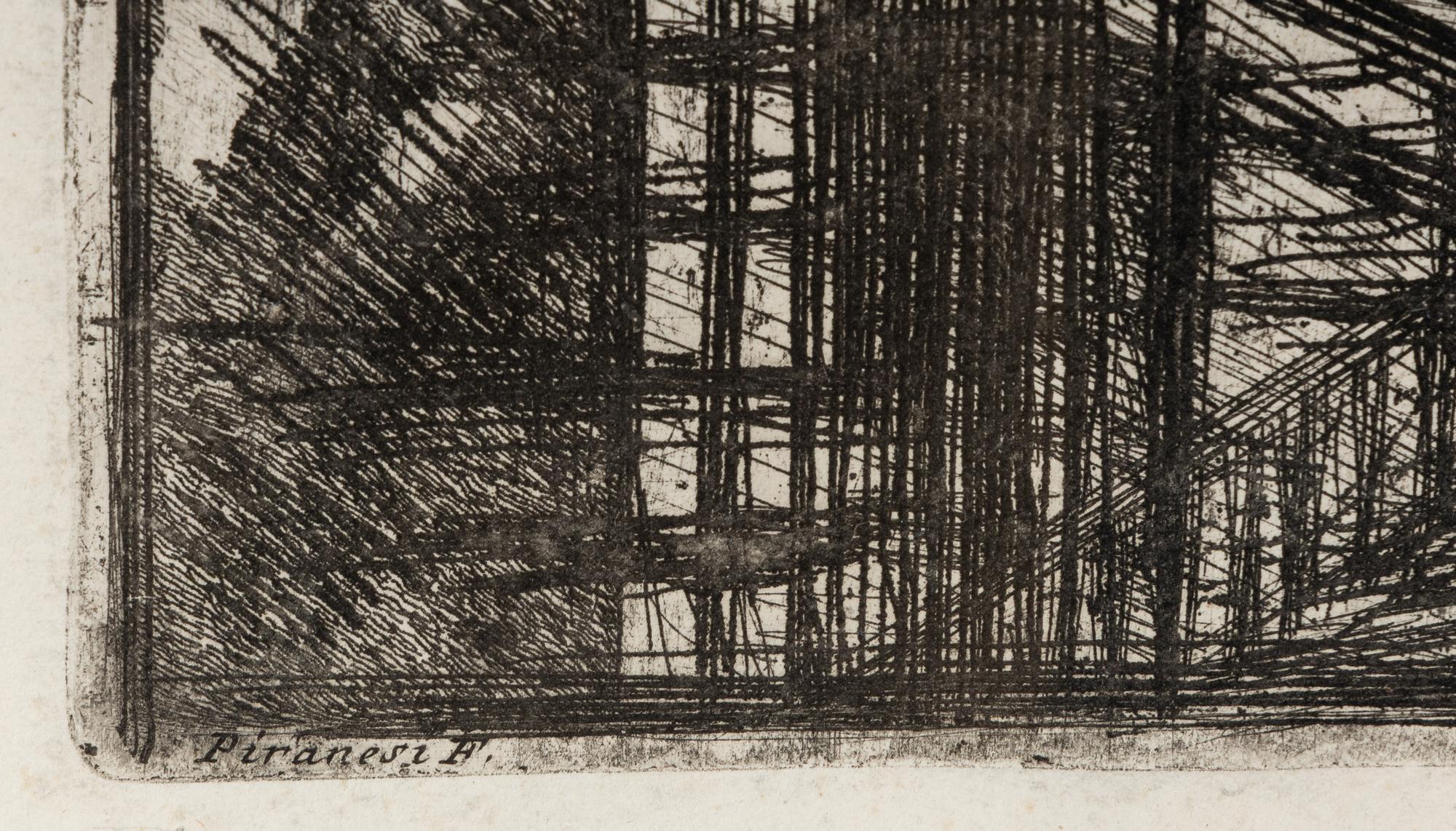 Plate I and Plate III from Carceri d'Invenzione