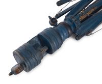 A Blue Painted Collapsible Yarn Winder
