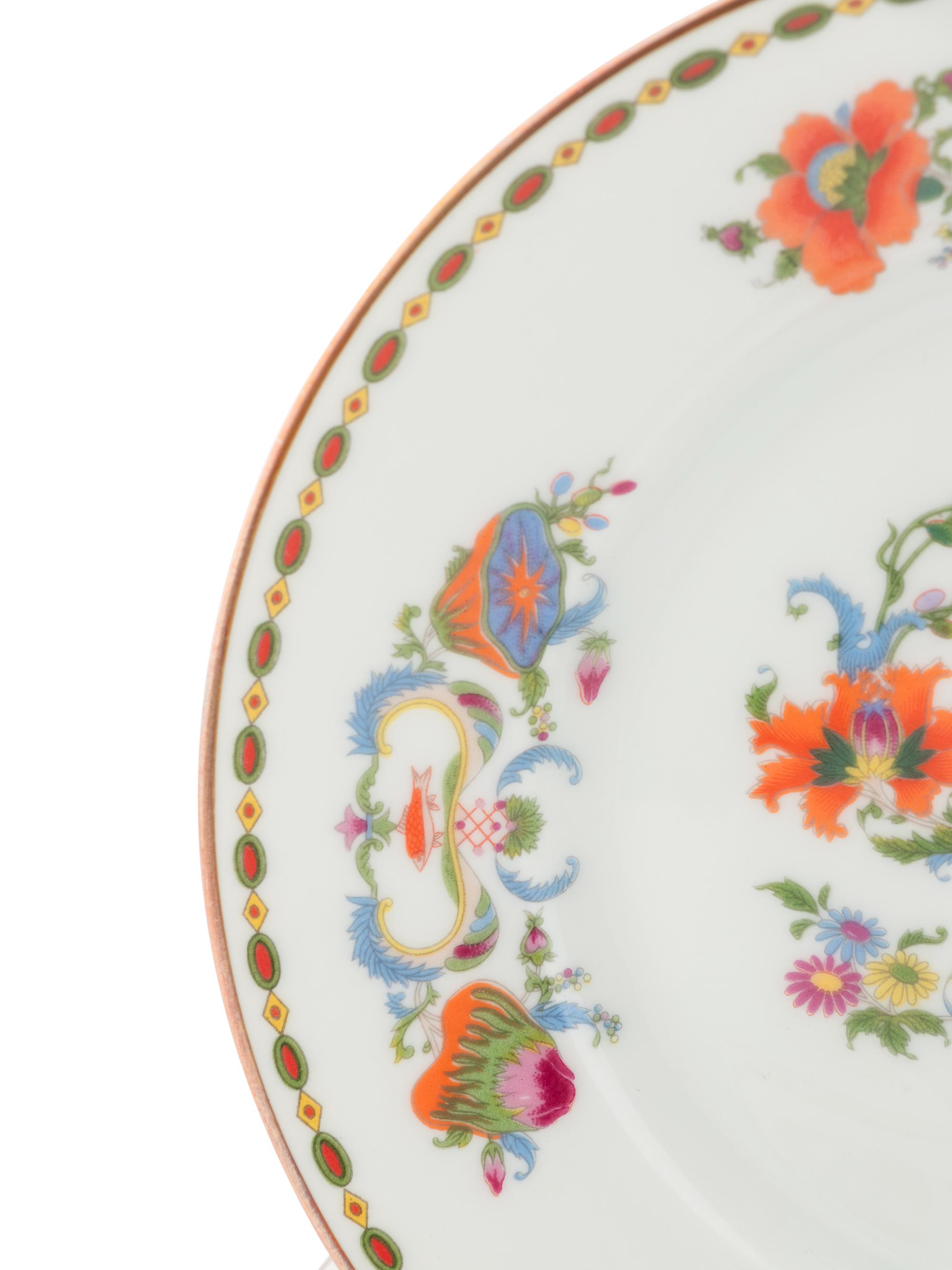 A Raynaud and Co. Limoges Porcelain Dinner Service