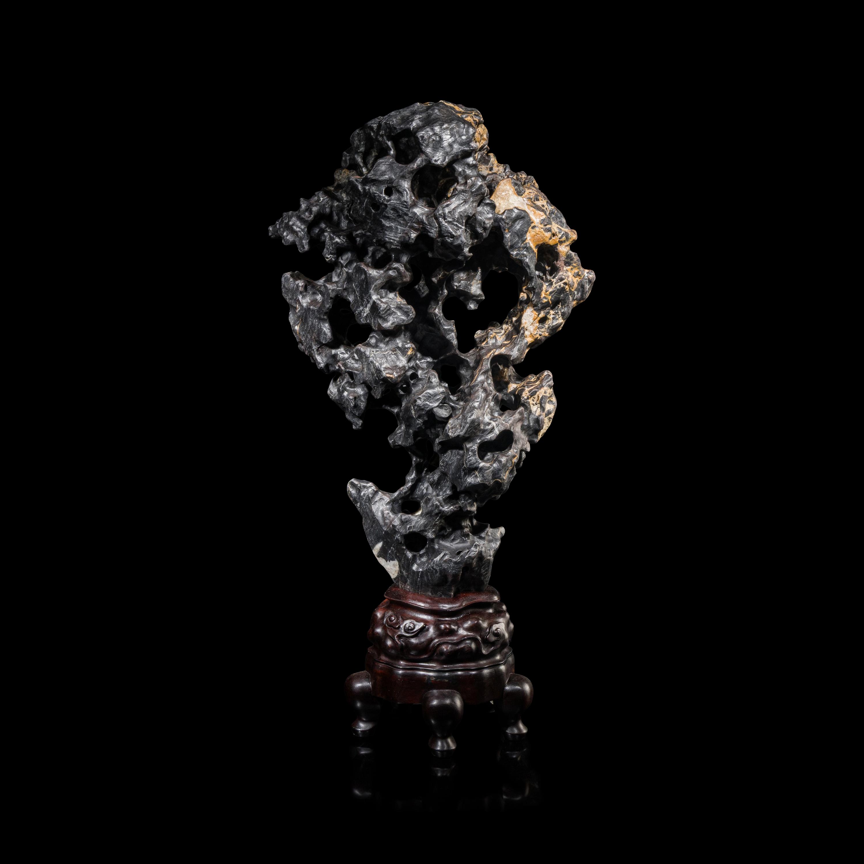 A Chinese Scholar's Rock, 20th Century — 近代 賞石一座