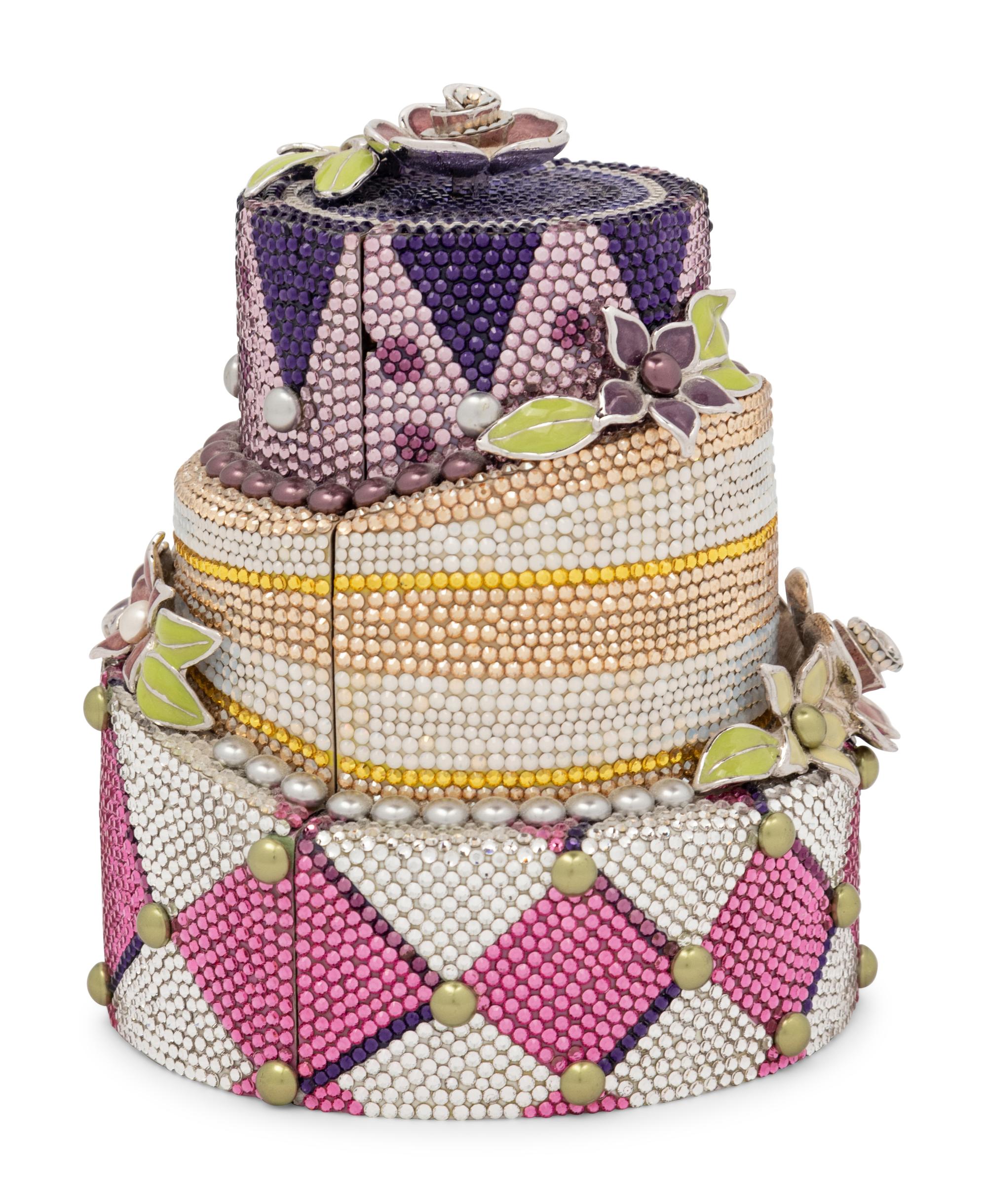 Judith Leiber Collector's Edition Tiered Cake Minaudière