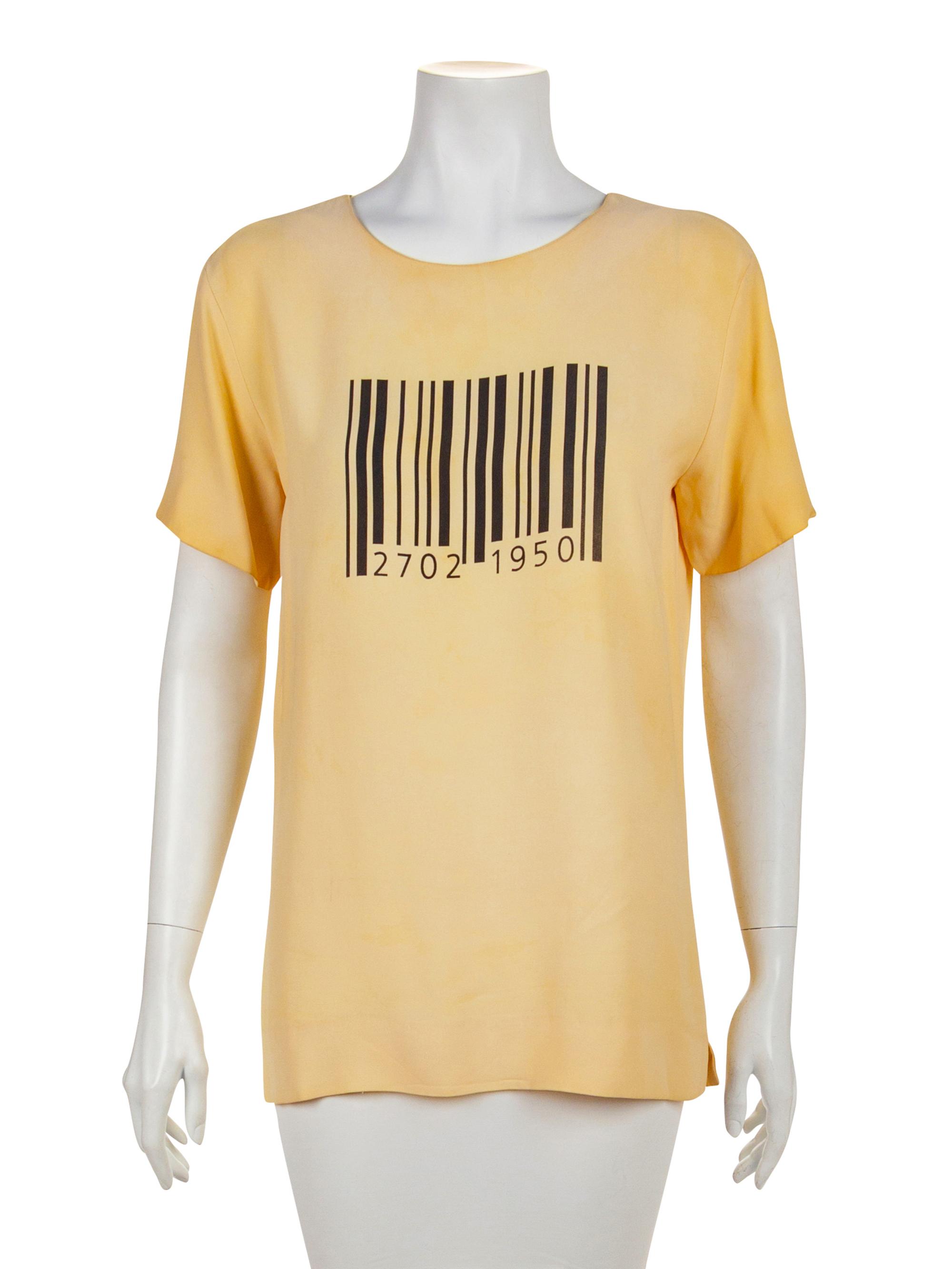Moschino Barcode Top, 1980-90s