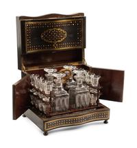 A Napoleon III Marquetry Cave a Liqueur
