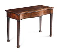 A George III Mahogany Serpentine Sideboard